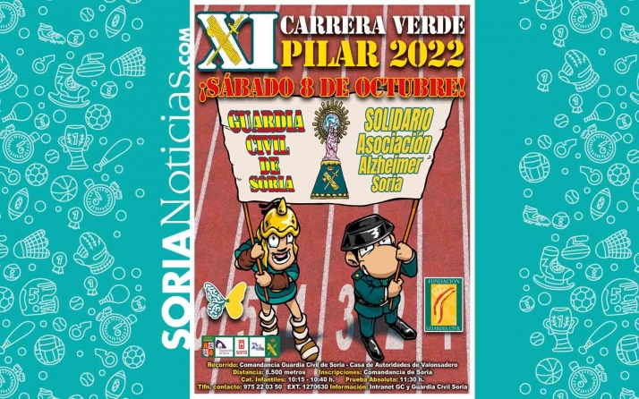 El sábado 8, la XI Carrera Verde de la Guardia Civil