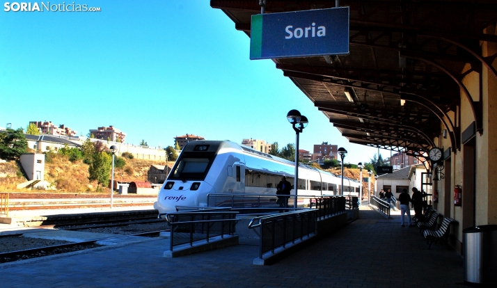 Se interrumpe el transporte por tren en Soria hasta finales de febrero