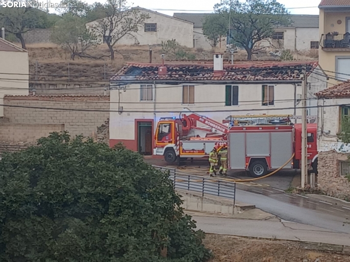 Actualización: Incendio de una vivienda en Ágreda