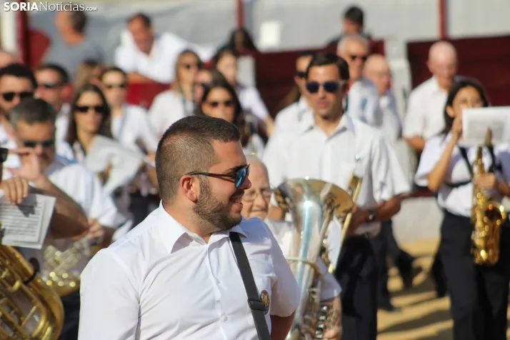 Una imagen del festejo este sábado en Almazán. /Santos Gómez