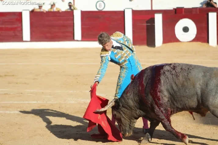 Una imagen del festejo este sábado en Almazán. /Santos Gómez