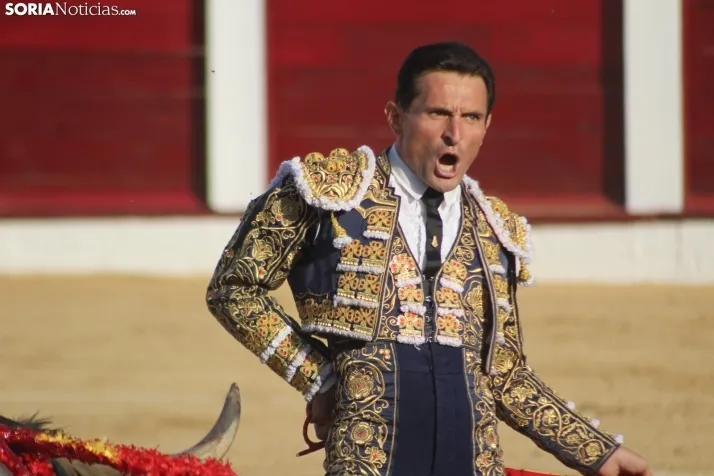 Una imagen del festejo este sábado en Almazán. /Santos Gómez