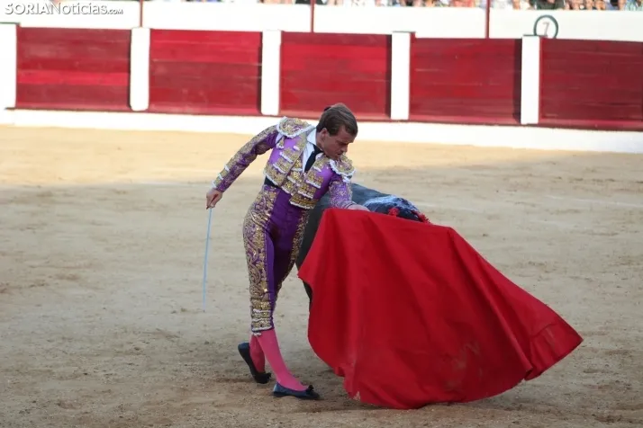 Una imagen del festejo este sábado en Almazán. /Santos Gómez