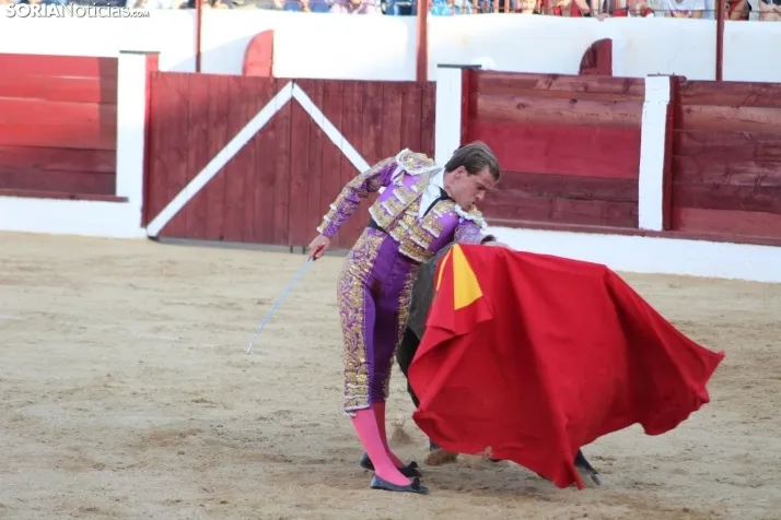 Una imagen del festejo este sábado en Almazán. /Santos Gómez