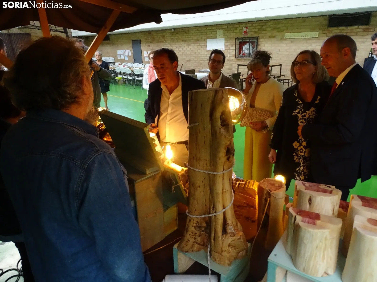 Una imagen de la apertura de la feria este viernes. /SN