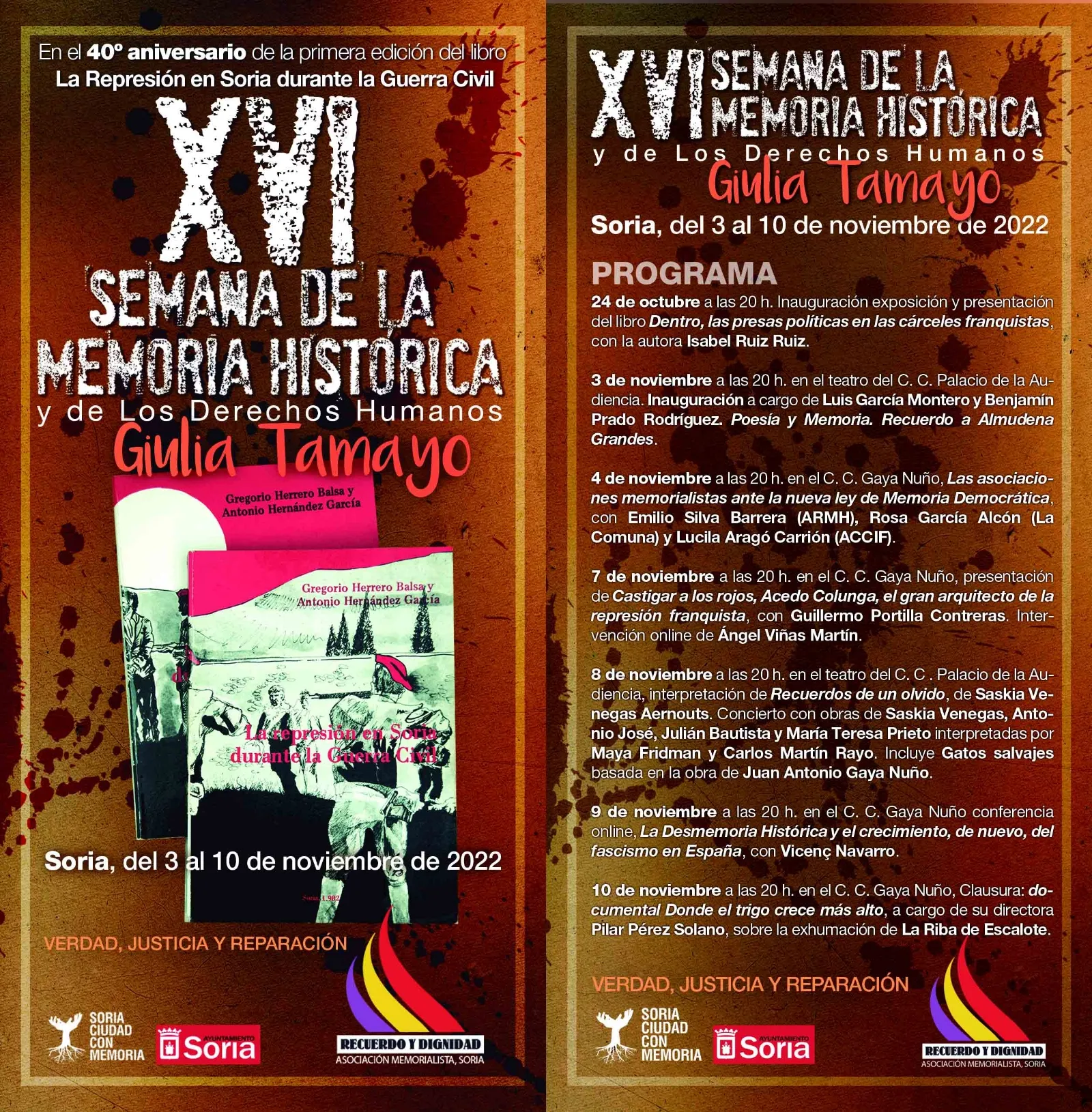 Foto 2 - Todo preparado para la XVI Semana de la Memoria Hist&oacute;rica