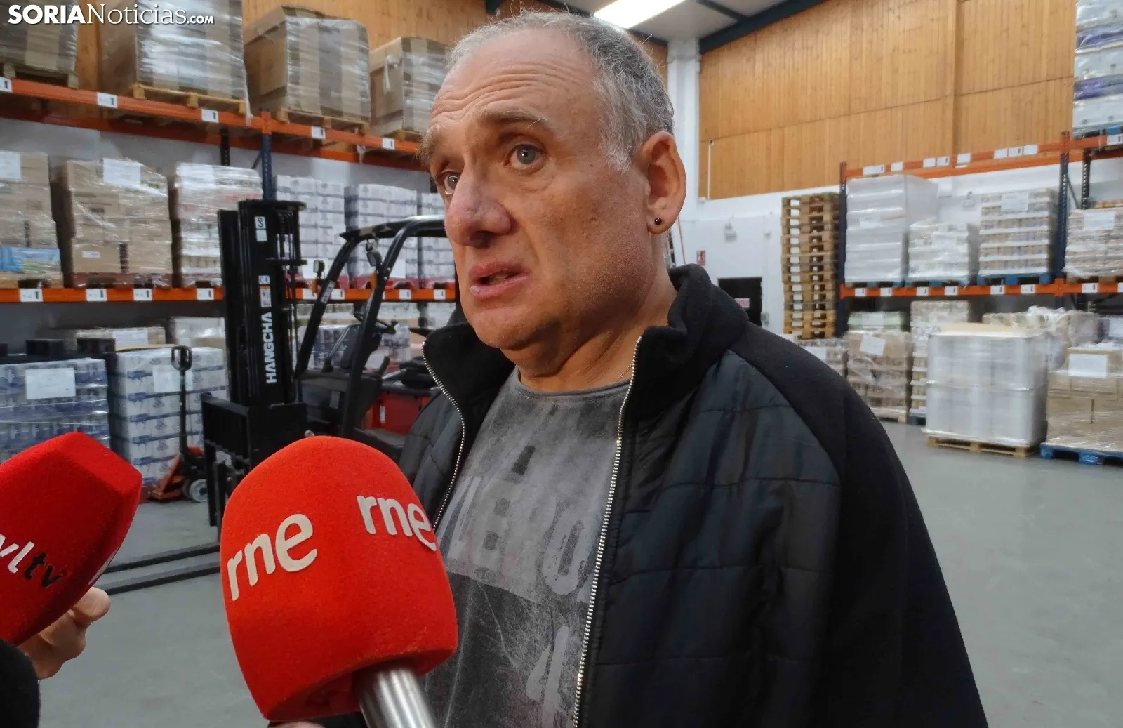 Óscar Arancón, hoy, ante la prensa. /SN