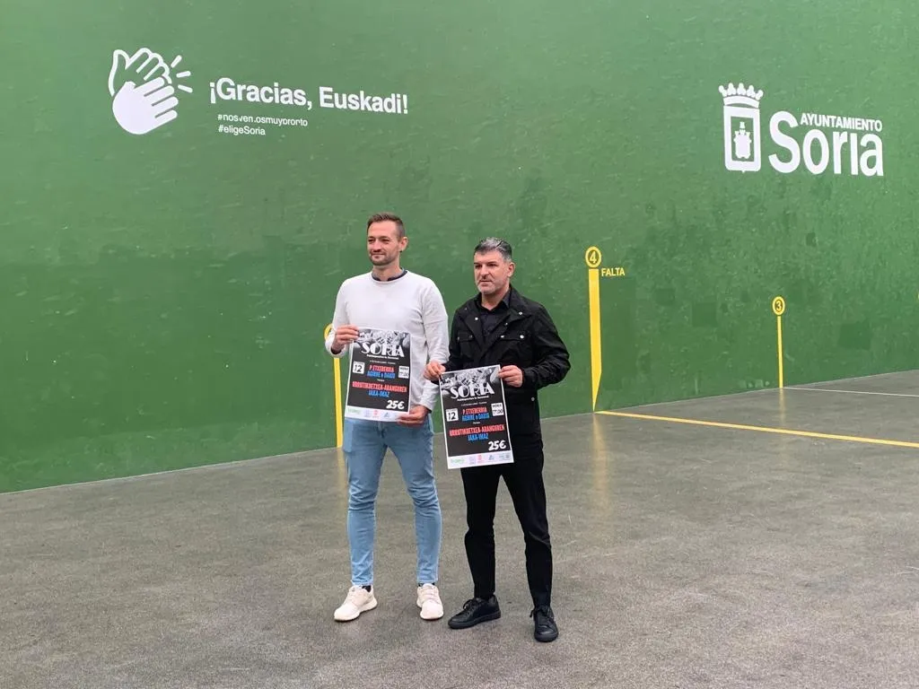 Foto 2 - La mejor pelota mano llega a Soria y ser&aacute; televisada en tres Comunidades diferentes