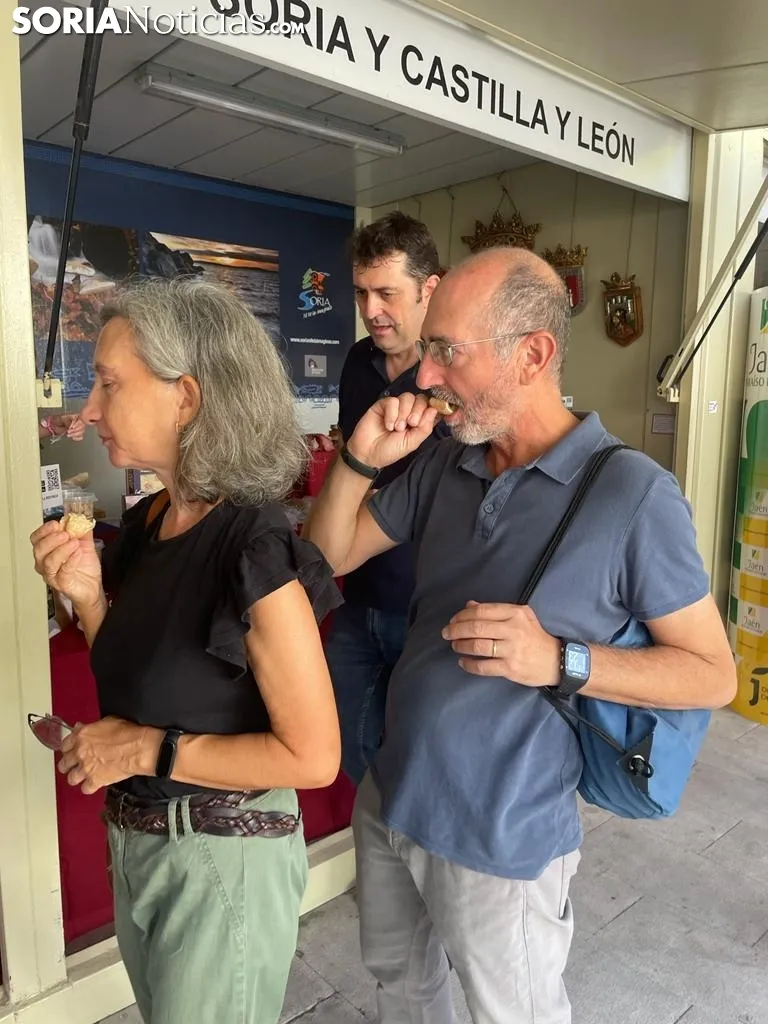 Una imagen del stand soriano en Sevilla. /Casa de Soria en Sevilla