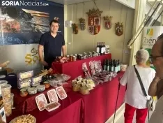 Una imagen del stand soriano en Sevilla. /Casa de Soria en Sevilla