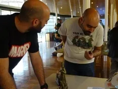 Una imagen de la jornada hoy en La Audiencia. /SN