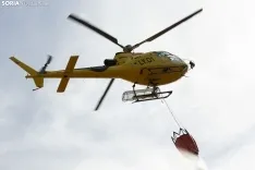 Una imagen de la apertura de la feria cabrejana hoy. /María Ferrer