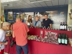 Una imagen del stand soriano en Sevilla. /Casa de Soria en Sevilla