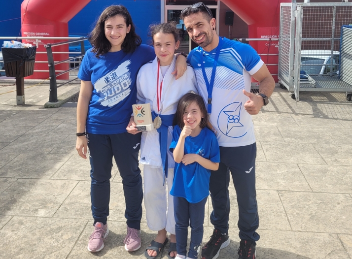 La soriana Leonor Blázquez, subcampeona de la Copa de España de Judo Infantil
