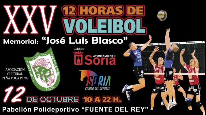 Cerca de una treintena de equipos participarán en las 12 horas de mini-voleibol