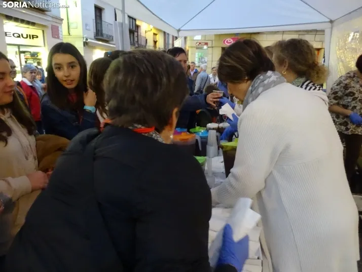 Una imagen del multitudinario acto celebrado por Asovica hoy. /SN