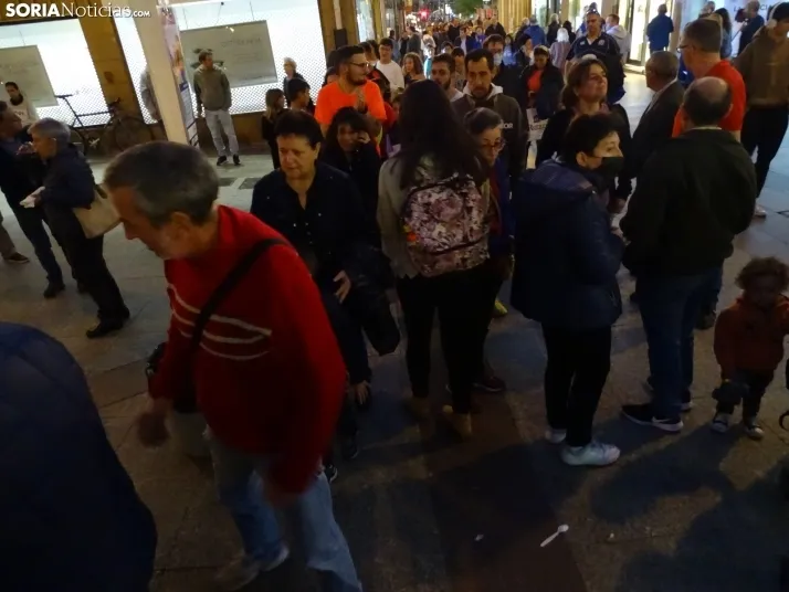 Una imagen del multitudinario acto celebrado por Asovica hoy. /SN