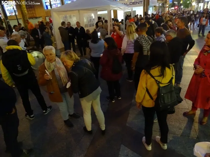 Una imagen del multitudinario acto celebrado por Asovica hoy. /SN