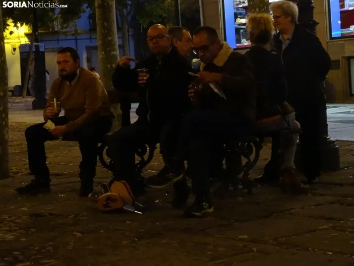 Una imagen del multitudinario acto celebrado por Asovica hoy. /SN