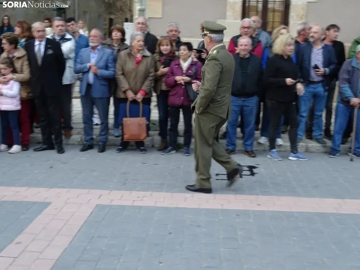 Una imagen del acto protagonizado por la Legión en Navaleno este jueves. /SN