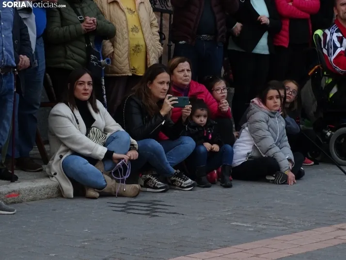 Una imagen del acto protagonizado por la Legión en Navaleno este jueves. /SN