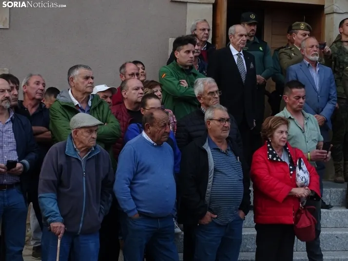 Una imagen del acto protagonizado por la Legión en Navaleno este jueves. /SN