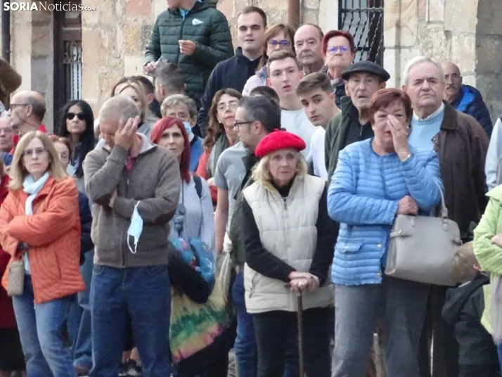 Una imagen del acto protagonizado por la Legión en Navaleno este jueves. /SN