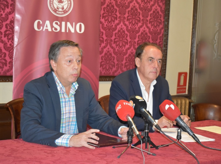 Diputación suscribe el primer convenio de colaboración para la pervivencia del Casino Amistad Numancia