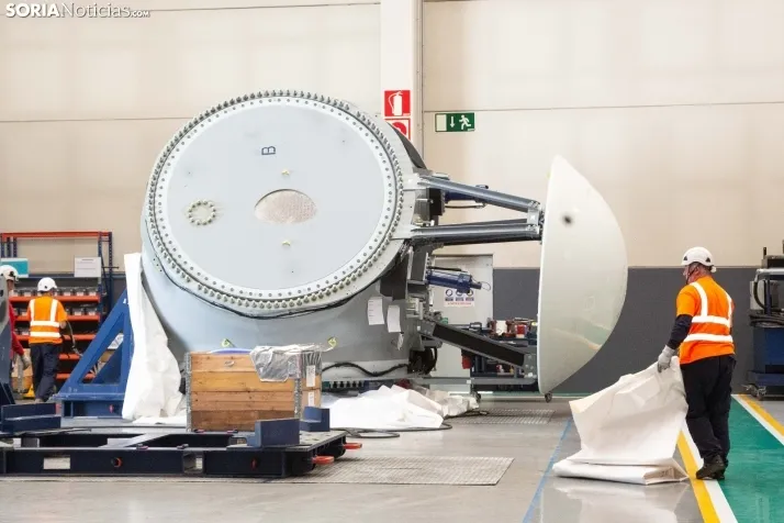 Fábrica de Siemens-Gamesa en Ágreda