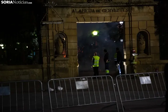Procesión y traca en honor a San Saturio