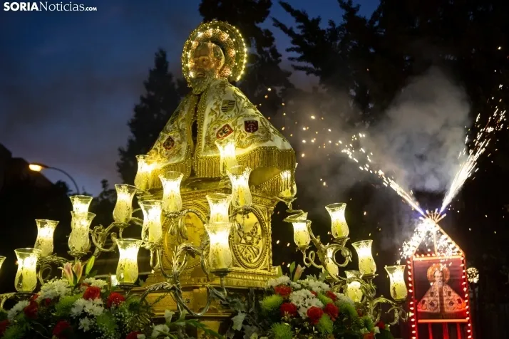 Procesión y traca en honor a San Saturio