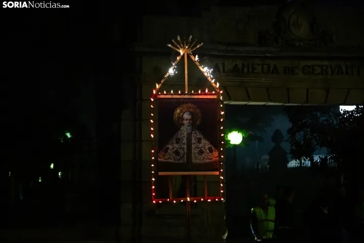Procesión y traca en honor a San Saturio