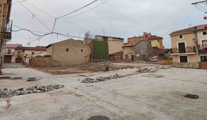 Una imagen de la plaza tras las demoliciones. /ABO