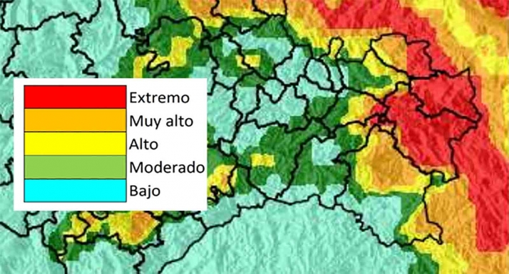 La AEMET avisa del peligro extremo de incendios forestales las zonas de Ágreda y Gómara