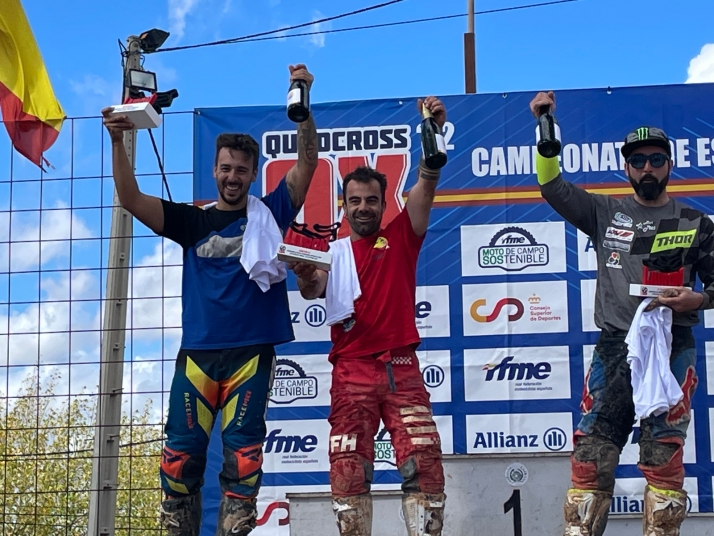 Guillem Ullastres, ganador del Campeonato de Espa&ntilde;a de Quadcross de San Esteban