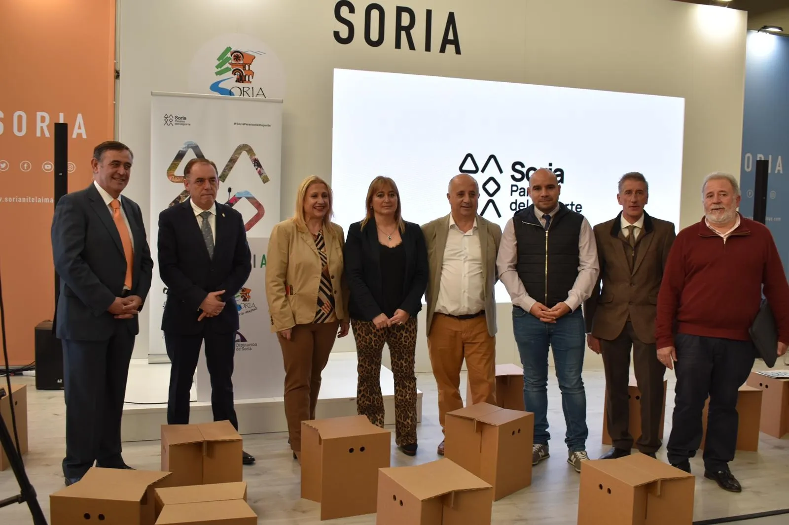 Una imagen de la jornada en el espacio expositivo de la Diputación en INTUR. /Dip.