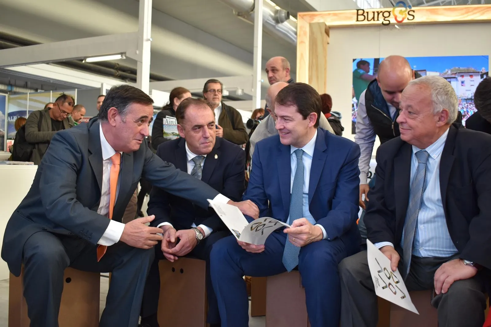 Una imagen de la jornada en el espacio expositivo de la Diputación en INTUR. /Dip.