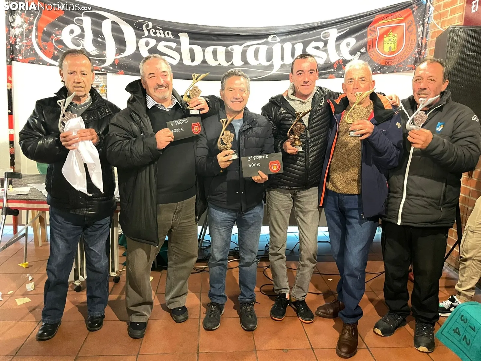 Una imagen de la entrega de trofeos./SN