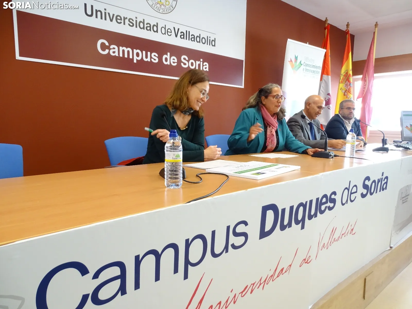 Una imagen de la jornada de esta mañana en el Campus de la UVa. /SN