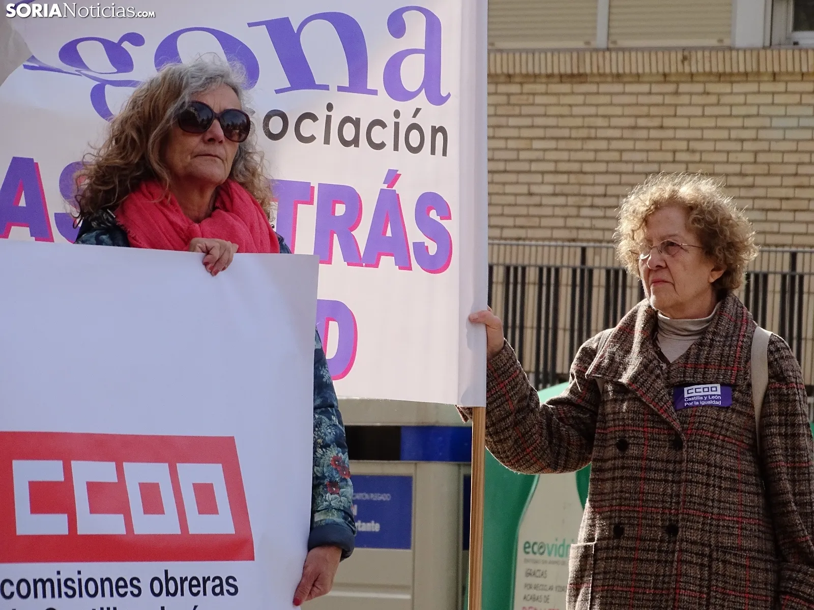 Una imagen de la manifestación convocada por CCOO este domingo. /SN