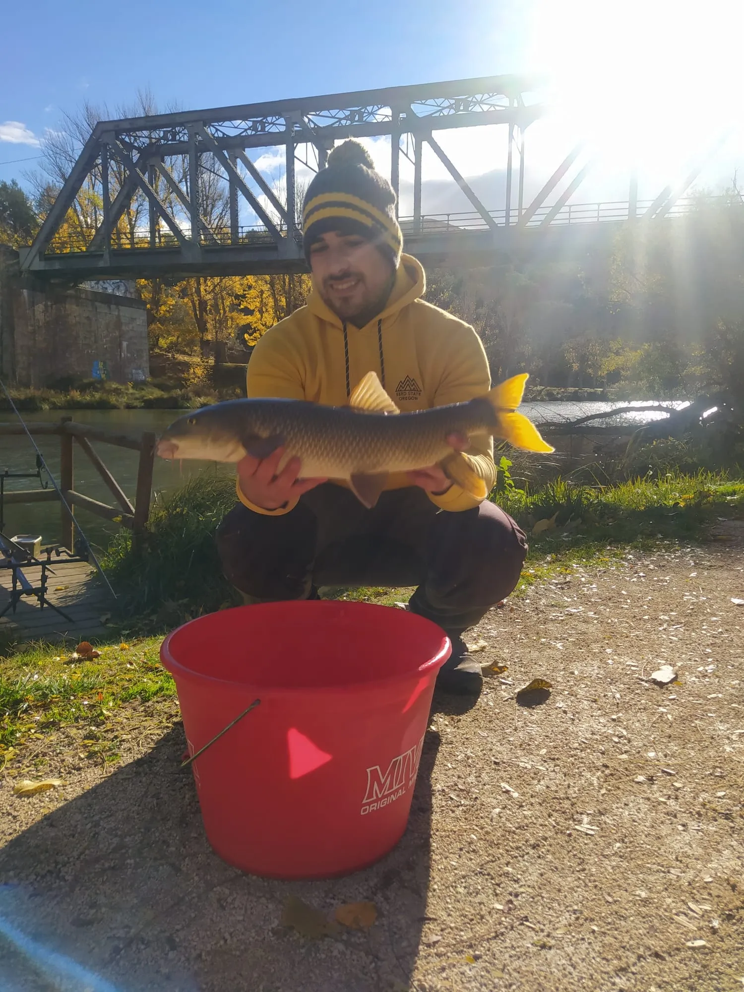 Foto 2 -  Liguilla de Cipr&iacute;nidos: Gasc&oacute;n se lleva el primer puesto con dos barbos de casi 3 kilos 