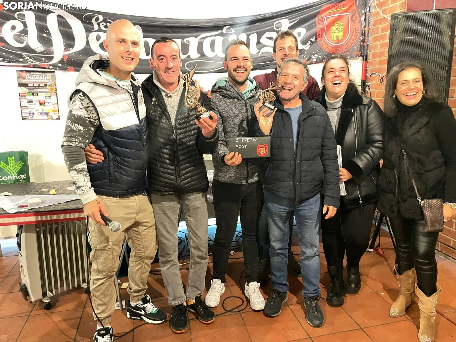 Una imagen de la entrega de trofeos./SN