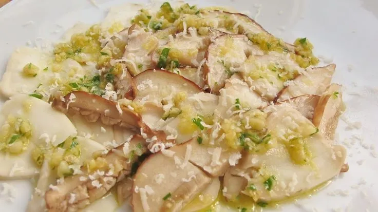 Carpaccio de hongos/ tritxo19.blogspot.com.es