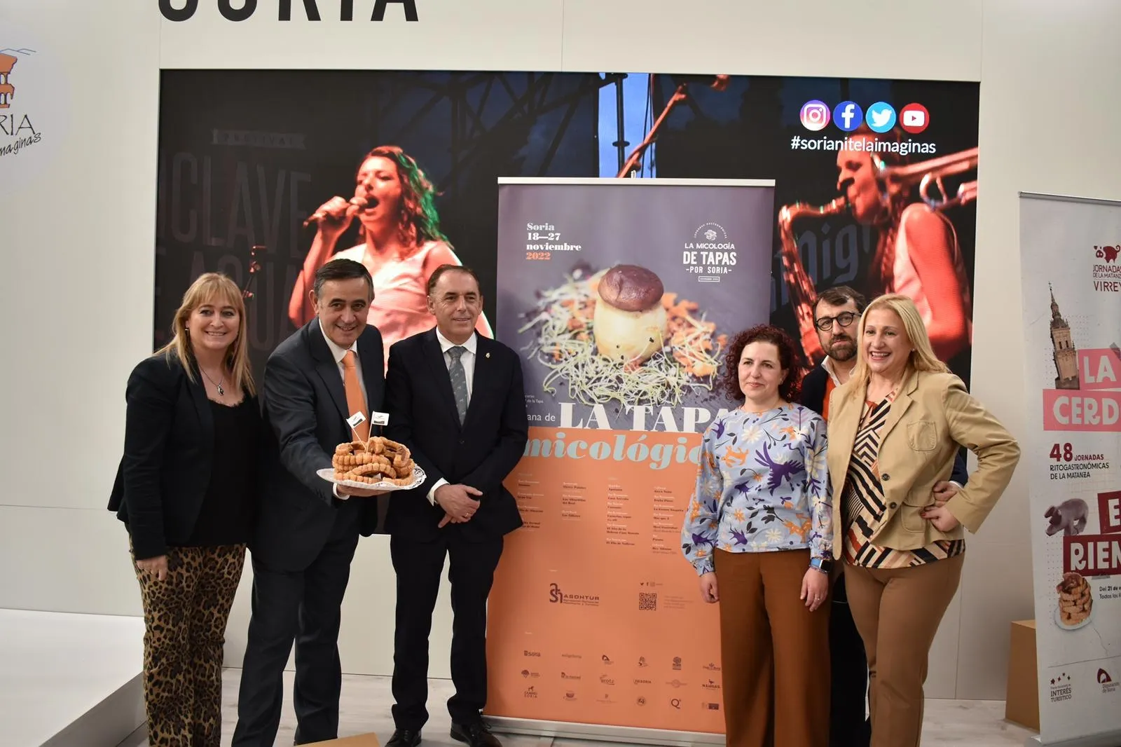 Una imagen de la jornada en el espacio expositivo de la Diputación en INTUR. /Dip.