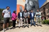 Inauguración del mural cidiano en San Esteban de Gormaz el pasado mayo. /Dip.