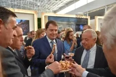 Una imagen de la jornada en el espacio expositivo de la Diputación en INTUR. /Dip.