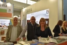 Una imagen de la jornada en el espacio expositivo de la Diputación en INTUR. /Dip.