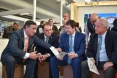 Una imagen de la jornada en el espacio expositivo de la Diputación en INTUR. /Dip.