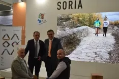 Una imagen de la jornada en el espacio expositivo de la Diputación en INTUR. /Dip.