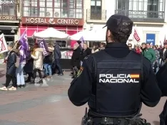 Una imagen de la manifestación convocada por CCOO este domingo. /SN
